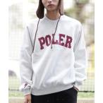ショッピングトレーナー トレーナー スウェット POLER/ポーラー スウェットトレーナー カレッジ風 ラグラン ユニセックス 243MCV0040 メンズ レディース