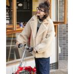 ブルゾン アウター マルチウェイテディボアテーラードジャケット レディース