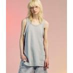 タンクトップ 「ユニセックスアイテム」Fraise Layered Square Tank Top/フライスレイヤードスクウェアタンクトップ「MAIS