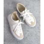 ショッピングコンビ スニーカー カラーコンビ　レースアップスニーカー レディース