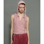 ベスト ジレ Fox Cashmere Knit Vest/フォックスカシミアニットベスト「MAISON SPECIAL/メゾンスペシャル」 レディー