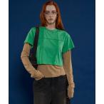 tシャツ Multiway Layered Tops/マルチウェイレイヤードトップス「MAISON SPECIAL/メゾンスペシャル」 レディース