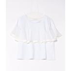 tシャツ チュールケープカットソープルオーバー レディース