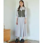 シャツワンピース ビスチェセットシャツワンピース