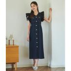 ワンピース ２ＷＡＹ袖デニムワンピース