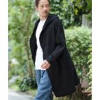 カーディガン mcg3500-裏毛カットオフフーデッドロングカーディガン メンズ レディース