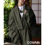 ショッピングモノグラム ブルゾン アウター モノグラムボリュームスリーブブルゾン レディース