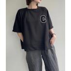 tシャツ サガラロゴワッペンTシャツ レディース