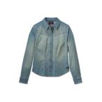 ショッピングハーレーダビッドソン ブラウス シャツ H-D(R)スタッズデニムシャツ レディース メンズ