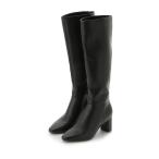 ブーツ スクエアロングブーツ レディース