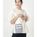 ショルダーバッグ バッグ 3 ZIP CROSSBODY ウィーヴブラック レディース