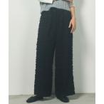 パンツ フリンジストレートイージーパンツ レディース
