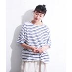 tシャツ 水平線のカットソー レディース