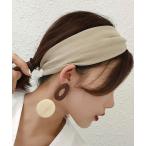 ヘアバンド リブ へアバンド レディース 幅広