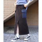 スカート MEYAME/メヤメ フリースロングスカート FLEECE LONG SKIRT