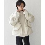 ブルゾン アウター SHIPS any: 「洗濯機可能」ドルマンスリーブ スタンドカラー ショート モッズ ブルゾン メンズ