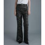 パンツ レースアップヴィーガンレザーパンツ / Lace-Up Vegan Leather Pants レディース