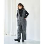 サロペット オーバーオール 「KHA:KI/カーキ」ツイードオーバーオール レディース