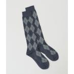 靴下 「CONLEAD /コンリード」アーガイルロングSOCKS レディース