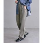 ワンポイントロゴ刺繍スウェットパンツ レディース