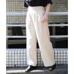 パンツ イージーケアワイドパンツ レディース
