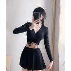  купальный костюм лента автомобиль - кольцо gya The -V шея 3 пункт купальный костюм выставить женский 