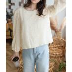 ブラウス シャツ パフスリーブデザインブラウス レディース