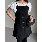 キャミソール 「神山まりあさん着用」フロントボタンキャミチュニック