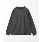 tシャツ ガーメントダイ オープンエンド ジャージー ロングスリーブ Tシャツ メンズ