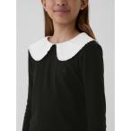 ショッピングGAP tシャツ ラッフルフリル 襟付きシャツ (キッズ) キッズ 子供服 女の子