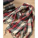 マフラー ストール チェック柄 大判ストール レディース