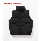 ダウンベスト ベスト 「mihns closet/ミンズクローゼット」25AW パデッドショートベスト / 新色追加 メンズ レディース