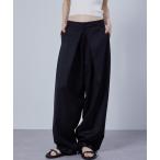  слаксы брюки [ELOOPS] передний глубокий tuck narrow брюки женский мужской 