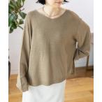 ニット セーター 7ゲージカノコ編み長袖プルオーバー　127650 レディース