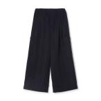 カーゴパンツ ナイリーギャバジン イージーサイドポケットパンツ レディース