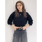 ニット セーター Symmetry GYDAアイレットオフショルニットトップス レディース