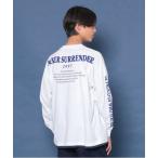 tシャツ 「STREET」バック発泡プリント袖ロゴビッグ長袖Tシャツ キッズ 子供服 男の子