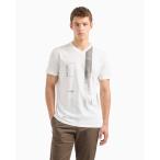 tシャツ 「A|X アルマーニ エクスチェンジ」ロゴデザイン　半袖VネックTシャツ/REGULAR メンズ