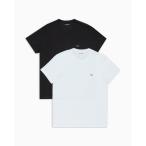 インナーシャツ 肌着 「エンポリオ アルマーニ」ラウンジウェアTシャツ2枚セット エンデュランスロゴ メンズ