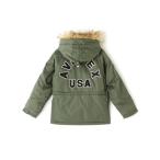 ミリタリージャケット モッズコート 「KID'S」N-3B LOGO/N-3B ロゴ キッズ 子供服 男の子 女の子