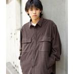 ショッピングハート シャツ ポリコール CPO ビックシャツ メンズ