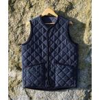 ベスト ジレ Hiut Denim X Lavenham Gilet Mens / ヒウットデニム X ラベンハム リバーシブル ジレ メンズ メンズ