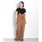 サロペット オーバーオール 「セットアイテム」ラメTee＆ミリタリーサロペットアンサンブル レディース