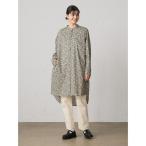 ショッピングリバティ ワンピース MidiUmi リバティプリントシャツワンピース