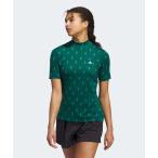 tシャツ GO-TO ペイズリー柄 モックネック 半袖シャツ「adidas Golf/アディダスゴルフ」 レディース