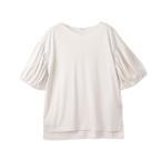 ショッピングひんやり tシャツ ひんやりシャーリングカットソー「洗濯機で洗える」 レディース