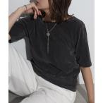 tシャツ ハーフスリーブベロアT レディース