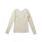 tシャツ 2way nylon tulle flocky pull(2wayナイロンチュールフロッキープルオーバー) レディース