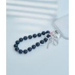 「macaroni edge/マカロニエッジ」スマホストラップ ハートリボン フォンチャーム