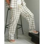 パンツ ヴィンテージチェックワイドパンツ メンズ